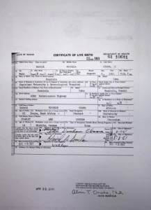 Obama Releases Original Birth Certificate